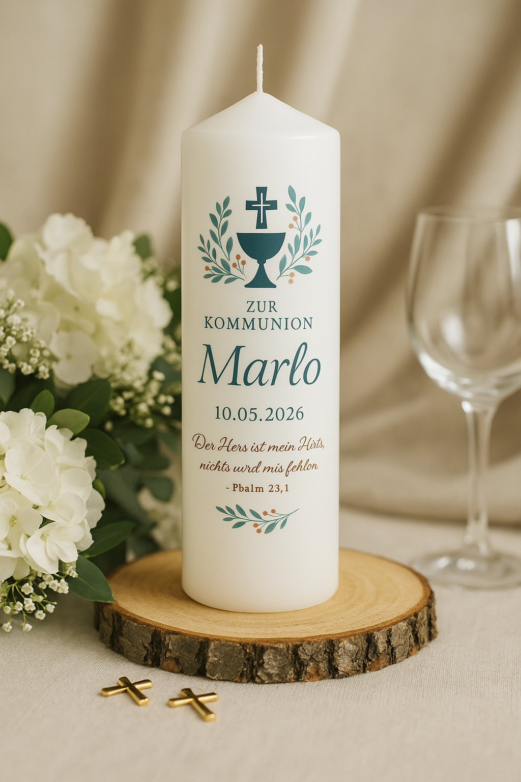 Kommunionskerze "Marlo"