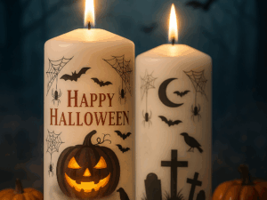 Halloweenkerze "Grusel"