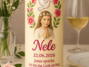 Kommunionskerze "Nele"