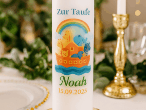 Taufkerze "Noah"