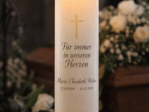 Trauerkerze "Für immer"