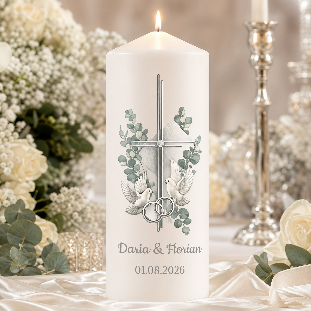 Hochzeit "Daria und Florian" Silber